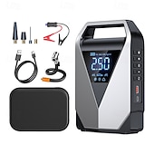 رخيصةأون أدوات إصلاح السيارات-جهاز تشغيل السيارة متعدد الإمكانات، مضخة قابلة للنفخ، شاحن محمول 8000 مللي أمبير في الساعة، جهاز تشغيل تلقائي، مشغل بطارية السيارة في حالات الطوارئ