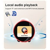 お買い得  テスター＆検出器-人気のスマートAI目覚まし時計、子供用液晶ディスプレイ、充電式バッテリー、Wi-Fi機能、AI音声制御スマートキッズタイマー
