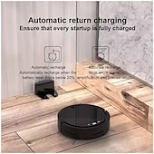 abordables Aspiradoras-Nuevo robot aspirador con recarga automática, barrido, succión, arrastre, control por voz, robot de barrido con aplicación de control remoto.