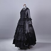 Χαμηλού Κόστους Φορέματα-Γοτθική Λολίτα Ροκοκό Βικτοριανό Φανταστική φορεσιά Τουαλέτα Φόρεμα χορού Μάγος Βασίλισσα Πριγκίπισσα Φανταχτερή Φόρεμα Γυναικεία βασιλικός Απόκριες Επίδοση Μασκάρεμα Ρεν Φερ Ενηλίκων Φόρεμα