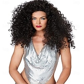 California Costumes Brunette Disco Diva Wig3