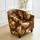 preiswerte Sesselabdeckung &amp; Armless Chair Cover-Polarfleece-Clubsesselbezug, haustierfreundlicher Stretch-Wannensesselbezug, Einzelsofa-Couchbezug für Haustiere, waschbarer Möbelschutz für das Wohnzimmer