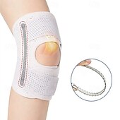 baratos Acessórios de Corrida-Feminino Pacote com 2 joelheiras de compressão esportiva Anti-Escorregar Tecido Dor no joelho Suporte de joelho Para Exercite-se LCA Levantamento de peso