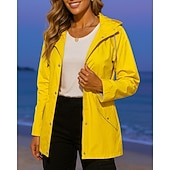 olcso Vízálló kabátok-Női Kültéri kabát Planinarska jakna Esőkabát Külső Vízálló Szélbiztos Gyors szárítás Könnyű Túrafelszerelések Túraruházat Tavasz Ősz Zakó Vadászat Mászás Kempingezés / Túrázás / Barlangászat Tömör