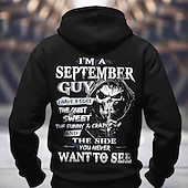 economico felpe 3d da uomo-Felpa da uomo Settembre - "Ho 3 Lati Silenzioso Dolce Divertente Pazzo  Il Lato Che Non Vuoi Mai Vedere" Grafica Maniche Lunghe