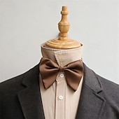 billiga Slipsar och flugor-Herr Fluga Modernt Modernt Rosett Enfärgad / vanlig färg Bröllopsfest Dagliga kläder