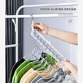  3 шт. компактных вешалок для одежды, 9 слотов, каскадная вешалка для одежды, вешалка для хранения одежды, складной шкаф, органайзер для вешалок, многофункциональный органайзер для дома и общежития