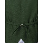  gilet da uomo, gilet da esterno, casual, quotidiano, autunno e inverno, in poliestere, tinta unita, termico, caldo, blazer monopetto, nero, blu, marrone, verde