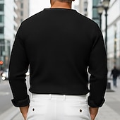 tanie męskie koszule casual-Męskie Koszula Koszula waflowa Koszule eleganckie Codzienna koszula Koszula na studniówkę Równina Formalny Ślub Czarny Biały Granatowy Fioletowy Długi rękaw Asymetryczna Na każdy sezon Odzież