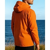 halpa Vedenpitävät takit-Miesten Tuulitakki Softshell-takki Vaellustakki Ulko- Vedenkestävä Tuulenkestävä Vaellusasut Vaellusvaatteet Syksy Topit Telttailu / Retkely / Luolailu Juoksu Yhtenäinen väri Musta Punainen Sininen