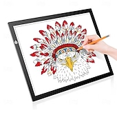 cheap Computers &amp; Tablets-A3 A4 A5 Tracing LED Copy Board Stepless Adjustable Brightness Ultra-Thin USB Power Artcraft LED Trace Light Pad Diamond Painting Board also for X-ray Film Viewer