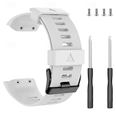 お買い得  ガーミン時計バンド-時計バンド のために ガーミン Forerunner 35/30 シリコーン 置換 ストラップ 取り外しツール付き 女性 男性 スポーツバンド モダンバックル リストバンド