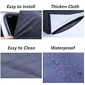 abordables Servicio de Vehículo-Funda magnética antinieve para coche, funda para media nieve con protección para parabrisas delantero, parasol grueso y protector de nieve resistente al calor para invierno y verano.