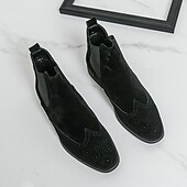 Férfi barna színű, velúr stílusú, bebújós, rugalmas oldalsó szabással rendelkező chelsea csizma, elegáns hétköznapokra, partikra és munkába egyaránt. olcso Chelsea csizma-Férfi barna színű, velúr stílusú, bebújós, rugalmas oldalsó szabással rendelkező chelsea csizma, elegáns hétköznapokra, partikra és munkába egyaránt.