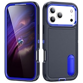 お買い得  iPhone用ケース-電話 ケース 用途 iPhone 17 Air 16 15 14 Pro Max Plus 16e 13 Pro Max バックカバー キックスタンド 耐衝撃 レトロ風 TPU PC