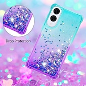 Χαμηλού Κόστους Samsung Θήκη-τηλέφωνο tok Για Samsung Galaxy S25 S24 S23 S22 Plus Ultra A14 A34 Α54 A24 Α73 Α53 Πίσω Κάλυμμα Bling Glitter Shiny Ανθεκτική σε πτώσεις Διαβάθμιση χρώματος PC