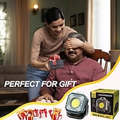 economico Lampada proiettore e proiettore laser-mini lampada da lavoro a led ad alta potenza, torcia elettrica ricaricabile EDC, 6 modalità di luminosità, temperatura di colore regolabile, batteria a lunga durata, illuminazione esterna per