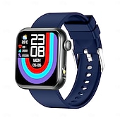 ieftine Ceasuri Smart-Ceas inteligent TK50 cu Bluetooth, ecran HD 1.72, monitor de fitness, impermeabil IP68, tensiune arterială, oxigen, ritm cardiac, ceas inteligent