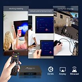 baratos Boxes de TV-x96q pro h313 nova chegada x96q pro tv box android 10.0 allwinner h313 2.4 &amp;Reprodutor de mídia Wi-Fi 5G, decodificador YouTube PK X96 H96 HK1