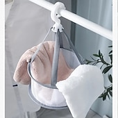 お買い得  ランドリーバッグ＆洗濯物入れ-メイクブラシホルダー付きポリエステル製乾燥バスケット3個、小物の洗浄と乾燥に便利なポータブルランドリーバッグ、多目的収納と乾燥ラックソリューション