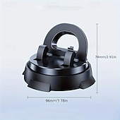 levne Servis vozidel-Nastavitelný držák do auta s otočným 360stupňovým uchycením se silikonovým protiskluzovým úchopem, silný adsorpční držák do auta pro všechny mobilní telefony bez nutnosti použití