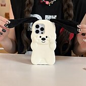 cheap iPhone Cases-Phone Case For iPhone 16 15 14 Pro Max Plus 13 Pro Max Back Cover Shockproof Rabbit Silicone