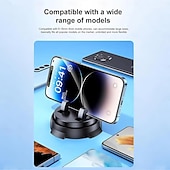 levne Servis vozidel-Nastavitelný držák do auta s otočným 360stupňovým uchycením se silikonovým protiskluzovým úchopem, silný adsorpční držák do auta pro všechny mobilní telefony bez nutnosti použití