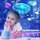 Недорогие огни проектора звездной галактики-15/21 Набор фильмів Проектор ночного света океана Подарок детям проектор для спальни проектор звезд для потолка ночное светильник для детей с вращением на 360 градусов для вечеринки дней рождения