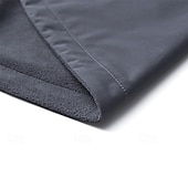 abordables chaqueta deportiva-Hombre Chaqueta al aire libre Impermeable Chaqueta para senderismo Diario Senderismo Resistente al Viento A Prueba de Lluvia Bolsillo Otoño Invierno Plano Moda Clásico Escote Chino Regular Negro