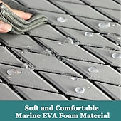 halpa Alennus $30:een-Korkealaatuinen eva-vaahtomuovivenepohja - UV-suojattu, liukumaton, likaa hylkivä, helppo puhdistaa ja asentaa, sopii täydellisesti kaikentyyppisiin veneisiin, veneen lattian suojaus, teksturoitu