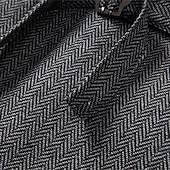 preiswerte Herrenweste-Herren Weste Gilet Urlaub Party Geschäft Mode Lässig Frühling Herbst Tasche Knöpfe Polyester Bequem Karomuster Streifen Einreihig Ein-Knopf Stehkragen Normale Passform Wein Marineblau Dunkelgray