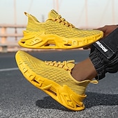 cheap Men&#039;s Sneakers-Men&#039;s Red Fashion Sneakers – Breathable Lace-Up Sport Shoes with Modern Sole Design for Running, Gym, Streetwear and Casual Weekend Outfits