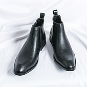 abordables Bottes de Chelsea-Bottines Chelsea classiques marron pour hommes avec finition lisse, style bottines intemporel pour hommes, parfaites pour les événements décontractés, au bureau et en soirée