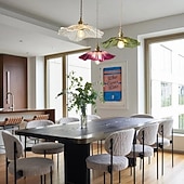 Недорогие Подвесные огни-19/30 cm Остров дизайн Подвесные лампы Металл Стекло Современное Традиционный / классический 110-120Вольт 220-240Вольт