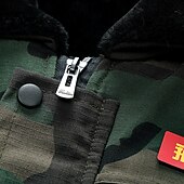 preiswerte Fleece &amp; 3 in 1 Jacken-Herren Wanderjacke Fleecejacke Daunenjacke Thermo-Set Winter Draussen Tarnung Thermowarm Oberteil Armeegrün Grün Khaki