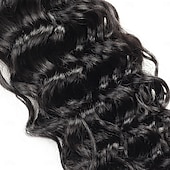baratos 3 conjuntos de extensões de cabelo natural-3 pacotes de cabelo humano brasileiro, extensões de cabelo humano com ondas d'água, 8-28 polegadas, 300g
