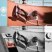 זול מצלמת אקשן-מצלמת פעולה נייד הקלטת פונקצית תמונה ווידאו Wifi מיני 1.3 אִינְטשׁ 2.0MP CMOS 1080p 32 GB רחוב