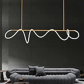 levne Návrh linky-LED závěsné světlo, styl note, severský design, moderní, jednoduché, americké světlo, luxusní, barové osvětlení, kreativní, síťované, dlouhé, obývací pokoj, restaurace, lampy