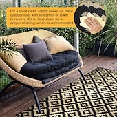 זול ציוד קמפינג-מחצלת חוץ עם דוגמא מודרנית, מחצלת פלסטיק עמידה לסיפונים, אתרי קמפינג, סיפוני בריכה &amp;קרוואן