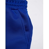 お買い得  スウェットパンツ-男性用 スウェットパンツ ワイドレッグスウェットパンツ アスレチックパンツ ズボン オープンボトムスウェットパンツ ドローストリング 弾性ウエスト 平織り ストライプ 吸汗性 高通気性 全長 スポーツ・アウトドア カジュアル 日常 旅行度假风 ファッション ルビーレッド ネイビーブルー 伸縮性あり