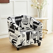 preiswerte Sesselabdeckung &amp; Armless Chair Cover-Polarfleece-Clubsesselbezug, haustierfreundlicher Stretch-Wannensesselbezug, Einzelsofa-Couchbezug für Haustiere, waschbarer Möbelschutz für das Wohnzimmer