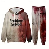 Halloween Skeleton Skull Outfits Hoodie Tracksuit Anime 3D Graphic For Couple's Men's Women's Adults' Halloween Carnival Masquerade 3D Print Casual Daily4