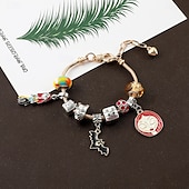 economico Regali-Calendario dell'avvento di Halloween, bracciale con ciondoli, tesori di Halloween, kit fai da te per la creazione di gioielli da 24 giorni con 20 perline con ciondoli e 3 braccialetti regolabili, regalo per il conto alla rovescia di Natale per bambini, ad