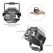 olcso csillaggalaxis projektor fényei-1 db kivetítő lámpa LED ünnepi éjjeli fény USB táplálású lézer kivetítő otthon beltéri kültéri fal parti díszítés