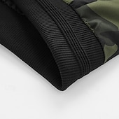 economico giacca sportiva-Per uomo Giacca Leggera Giubbotto bomber Giacca Casual Vacanza Quotidiano Traspirante Tasca Primavera Autunno Mimetico Moda Classico Collo alla coreana Regolare Blu Verde militare Giacca