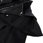 economico Cime-Retrò Vintage Punk &amp; Gotico Steampunk Cappotto Trench Abbigliamento esterno Vampiro Nobile Costume Per uomo Halloween Carnevale Performance LARP Fiera Rinascimentale Adulti Cappotto