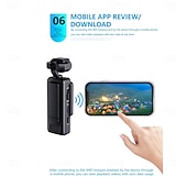 cheap Action Camera-DV-01 Action Camera Portable Recording Image and Video Function Mini WIFI Control 1.6 inch 48MP 1080p 128 GB Street