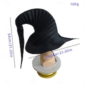 halpa Hatut-Naisten Hattu Juhlahattu Cosplay Hengittävä Halloween Puhdas väri