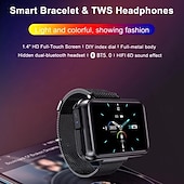 abordables Relojes inteligentes-T91 Reloj inteligente 1.4 pulgada Smartwatch Reloj elegante Bluetooth Monitoreo de temperatura Podómetro Recordatorio de Llamadas Compatible con Android iOS Mujer Hombre Larga espera Impermeable