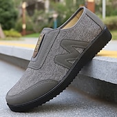 cheap Men&#039;s Sneakers-Men&#039;s Brown Casual Slip-On Walking Shoes – Lightweight Breathable Comfort Loafers for Outdoor Strolls, Daily Wear and Travel